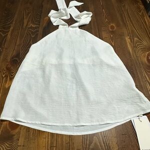 NWT Commense White Halter Top Size M beach fairycore